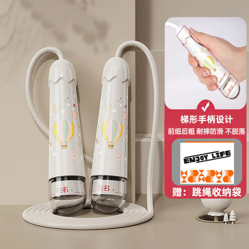 Customizable Speed Jump Rope with Transparent Handles