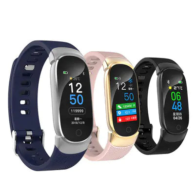 QW16 Smart Fitness Tracker with Heart Rate and Steps