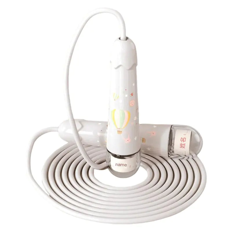 Customizable Speed Jump Rope with Transparent Handles