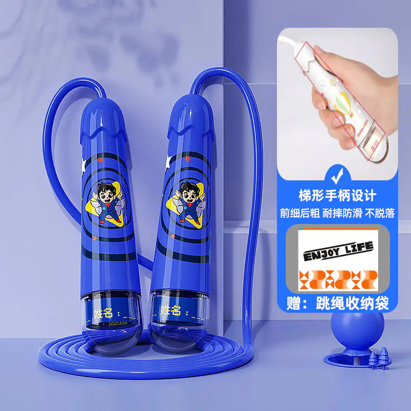 Customizable Speed Jump Rope with Transparent Handles