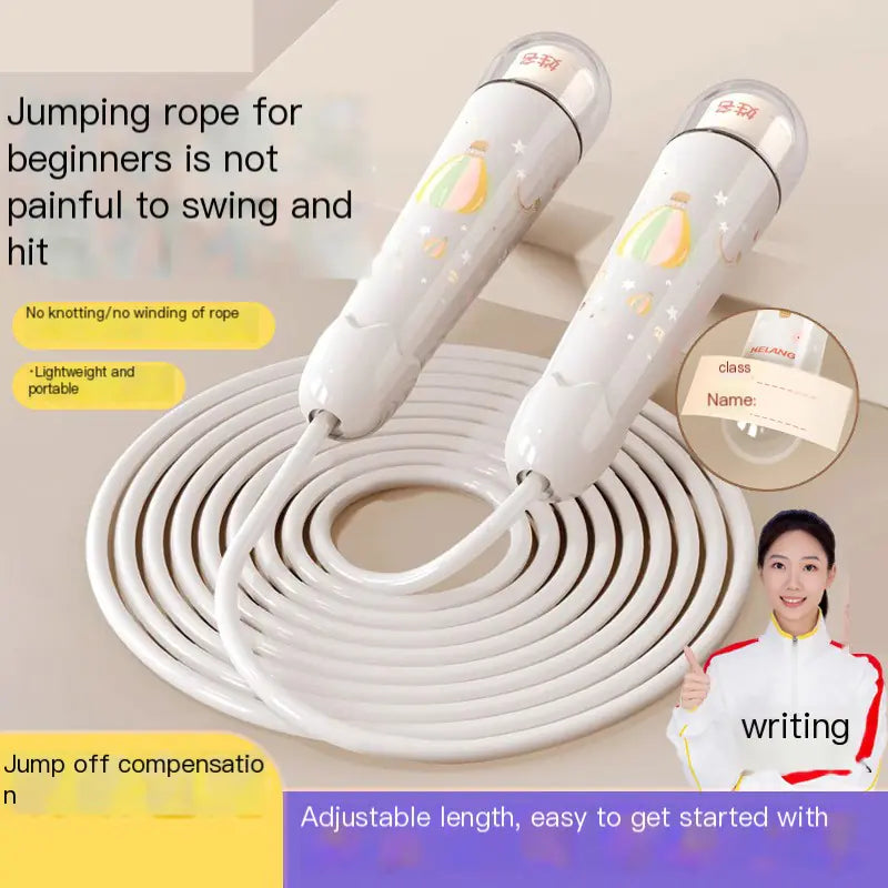 Customizable Speed Jump Rope with Transparent Handles