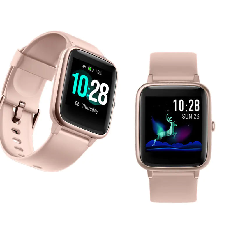 Smart Fitness Watch with 1.3" Color Display & HR Monitor