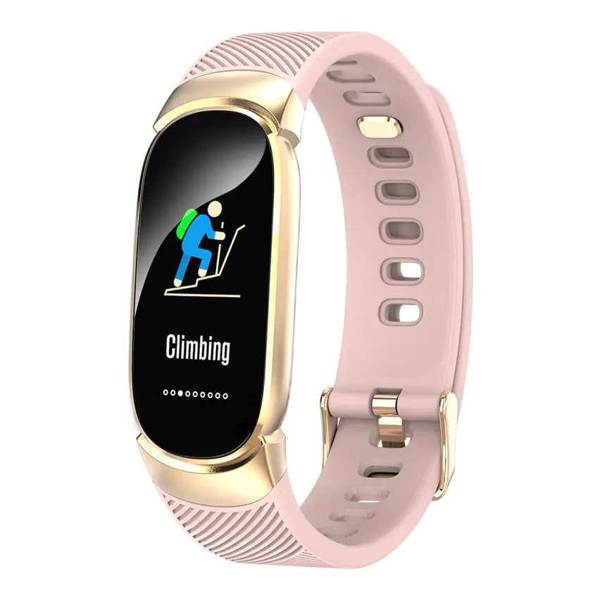 QW16 Smart Fitness Tracker with Heart Rate and Steps