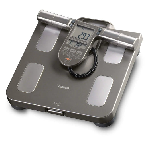 Omron HBF-514C Body Composition Monitor with Scale with 7 Fitness Indicators & 90-Day Memory 1 Count 2.58 kilograms