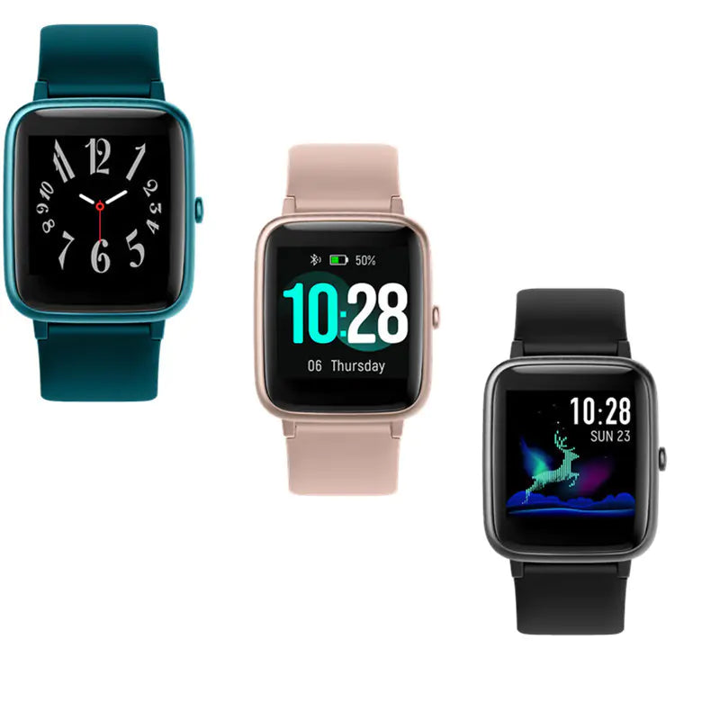 Smart Fitness Watch with 1.3" Color Display & HR Monitor