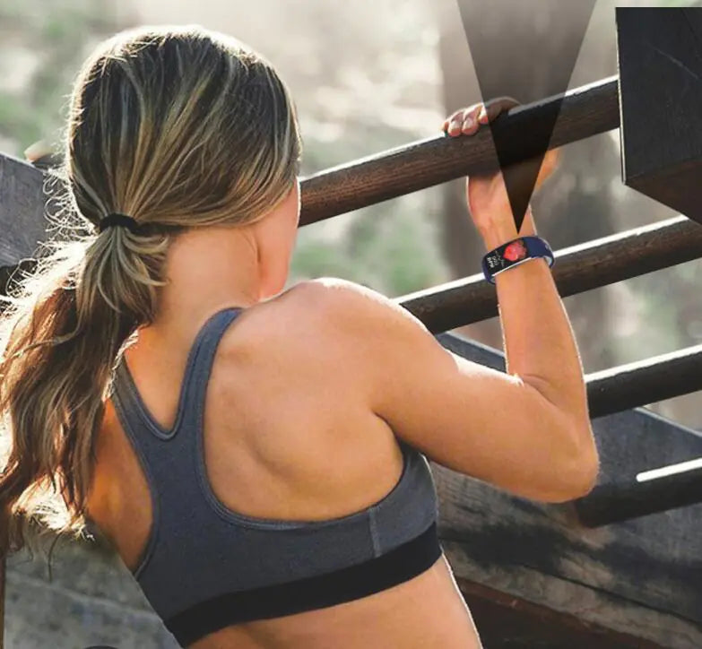 Q6S Smart Color Screen Fitness Tracker with Heart Rate Monitor